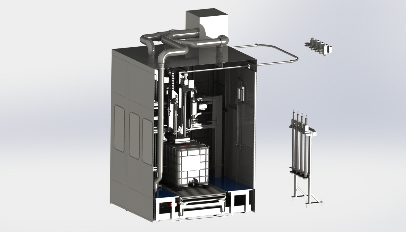 IBC vulmachines stainless atex 1