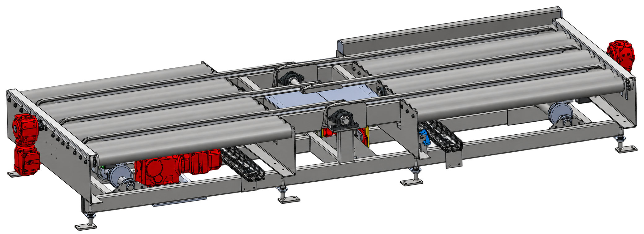 Crossfeeder pallets